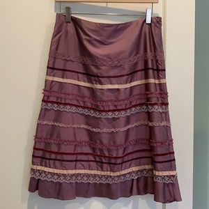 💯 silk intuitions cupcake lined skirt